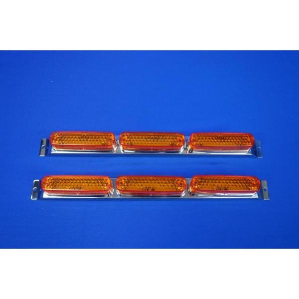 ジェットイノウエ ハイパワーNEO 3連 車高灯セット アンバーレンズ