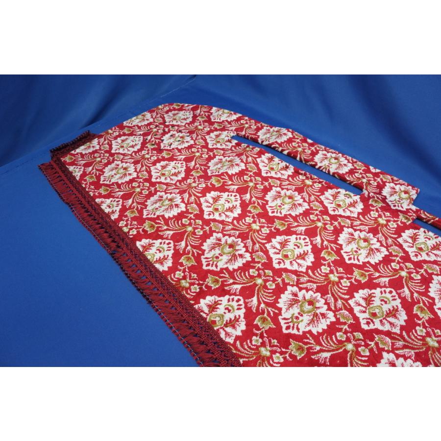 17レンジャー用 新格子 縦柄 ダッシュマット レッド : トラック