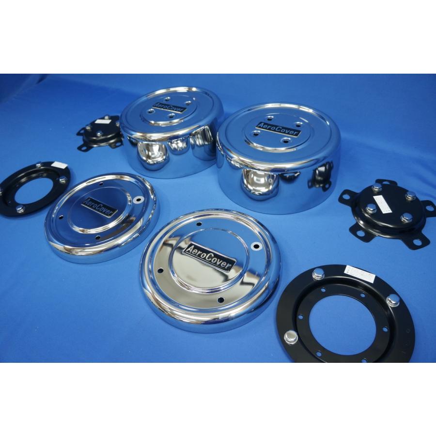 ニッサンクオン10穴用 エアロセンターカバー左右セット フロント/リア