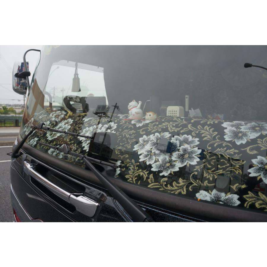 17スーパーグレート用 桜 さくら ダッシュマット ブラック/グレー