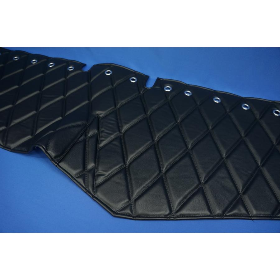 17スーパーグレート用 リング付 ダッシュマット 艶消しブラック