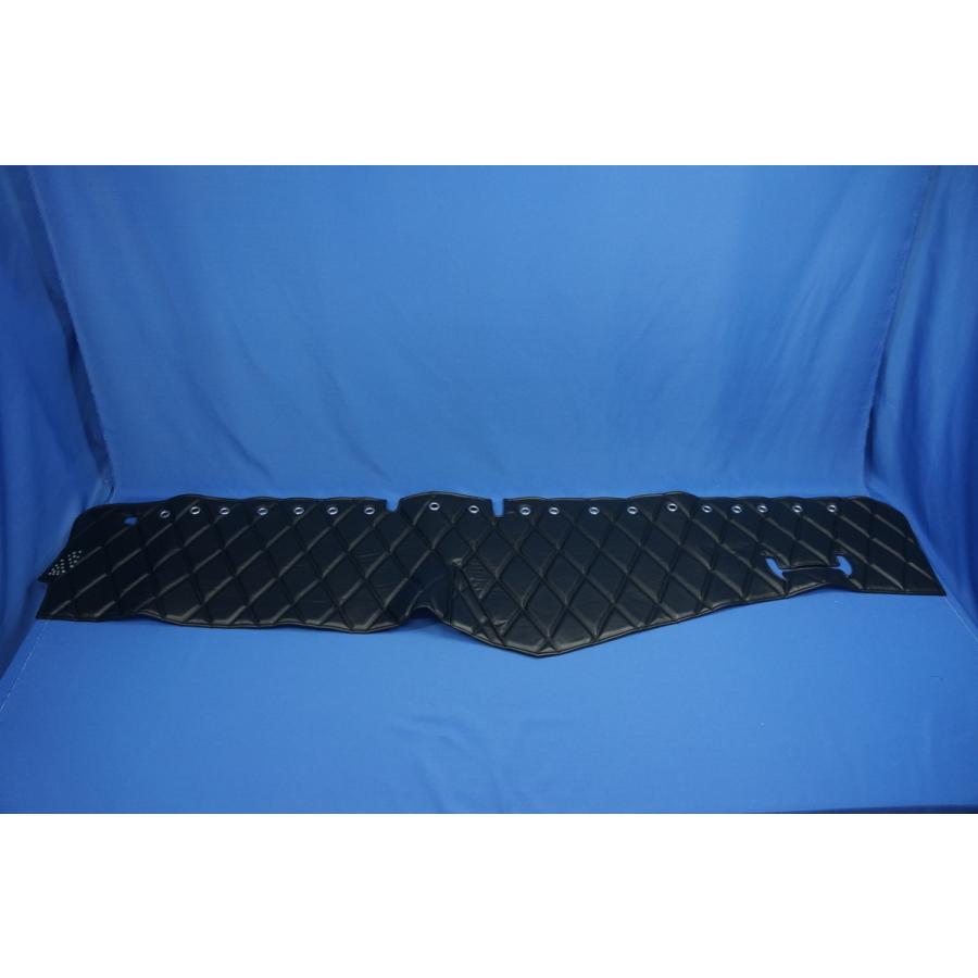 17スーパーグレート用 リング付 ダッシュマット 艶消しブラック