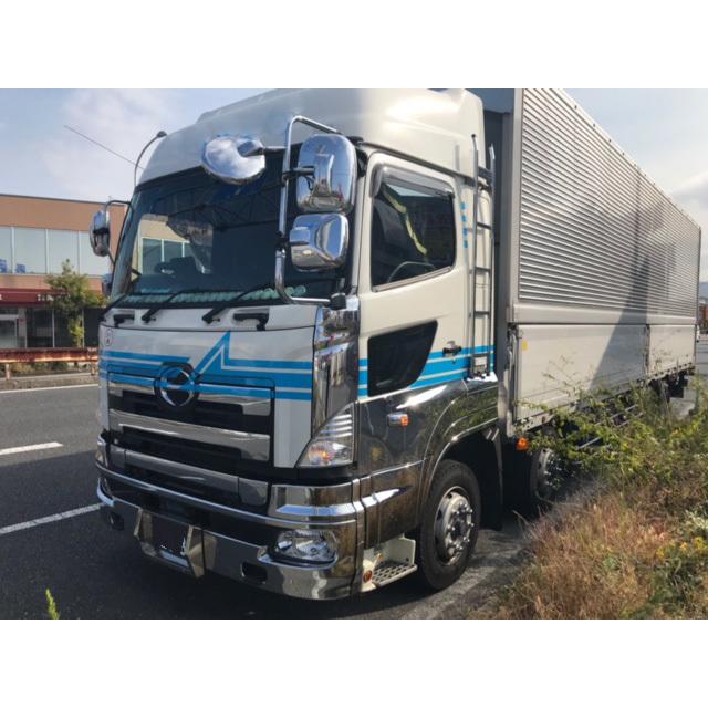 日野自動車 グランドプロフィア用 メッキフロントオーバーフェンダー