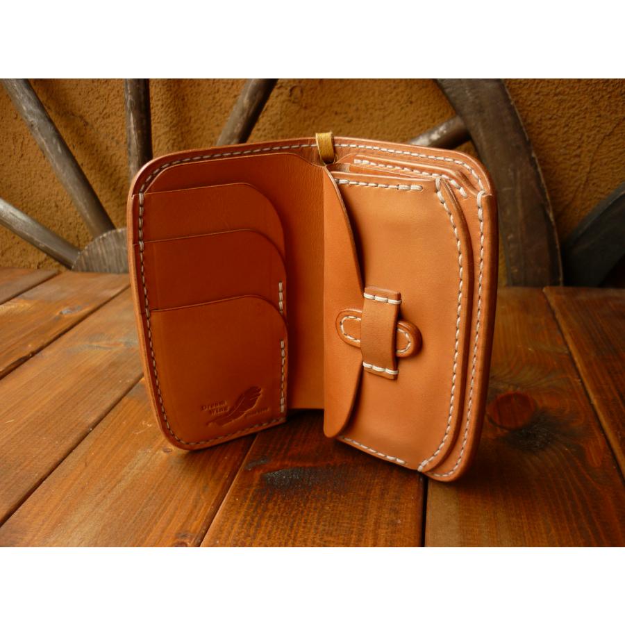 使い方のある』サドルレザー ミドルウォレット （右利き用