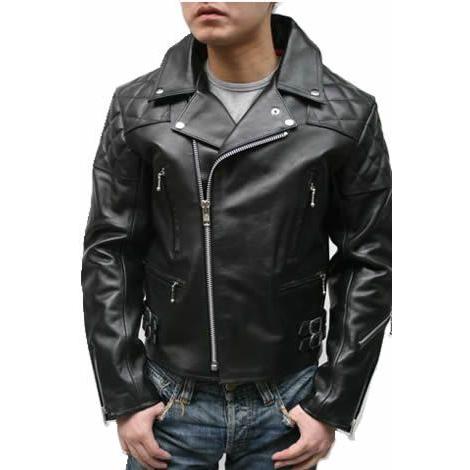 ダブル ライダースジャケット メンズ レザージャケット ライダーズ