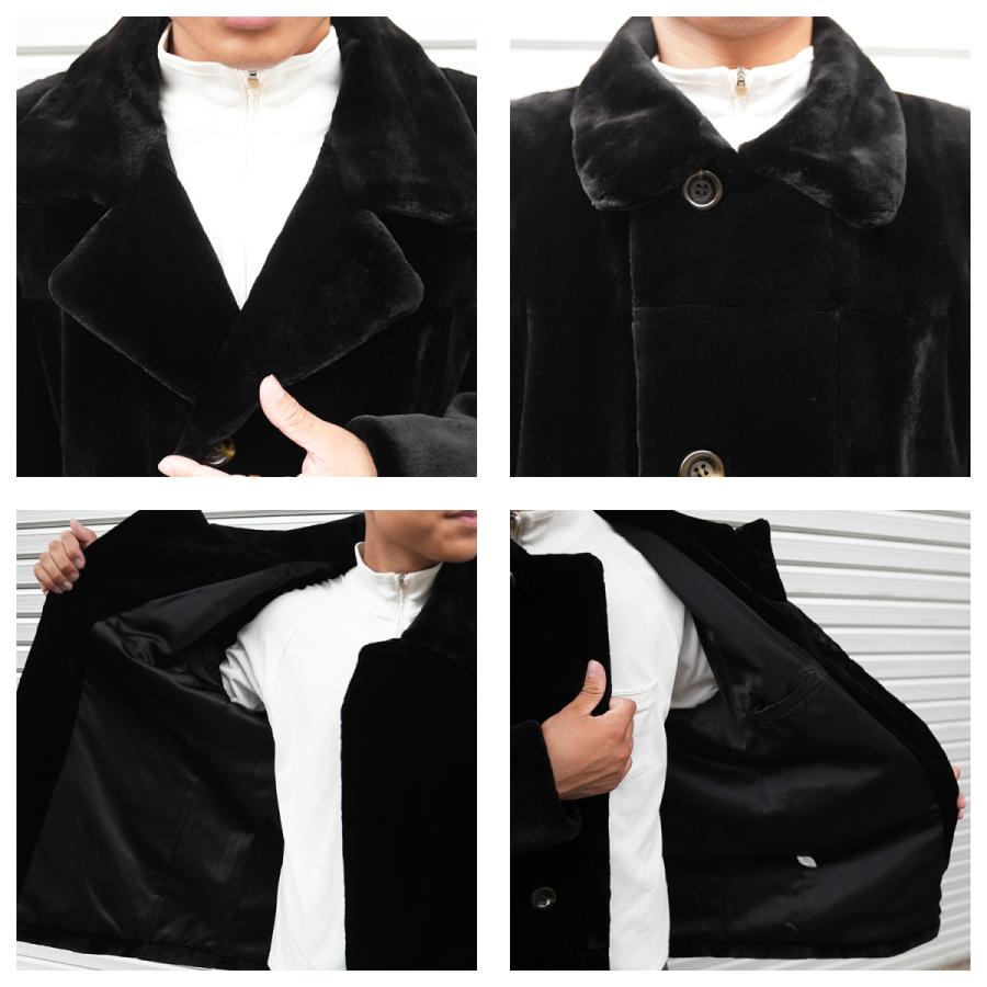 毛皮ジャケット メンズ ミンク ファージャケット フリーサイズ