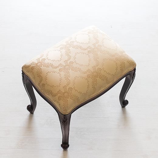 チェアー 猫脚 アンティーク調 スツール 椅子 ブラウン 可愛い 送料