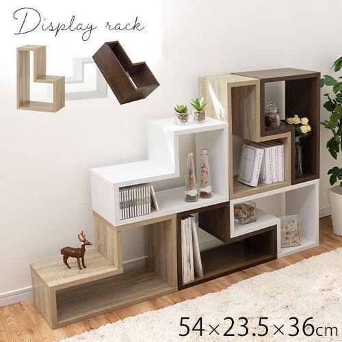 ぼん家具 ラック 棚 シェルフ 木製 オープンラック ディスプレイラック