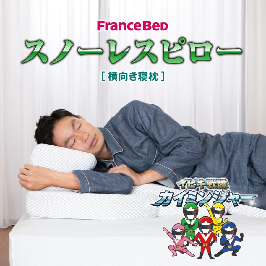 フランスベッド（FRANCEBED） スノーレスピロー 横向き寝 枕 横向き寝