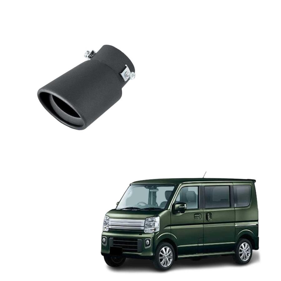 車外用品 ステンレス製 マフラーカッター スズキ?エブリイ/エブリイ