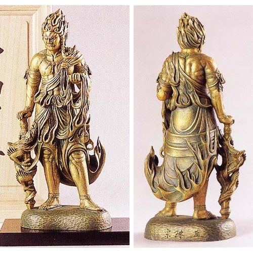 松久宗琳 不動明王 （ブロンズ像） : 掛け軸・絵画の専門店 掛軸堂画廊