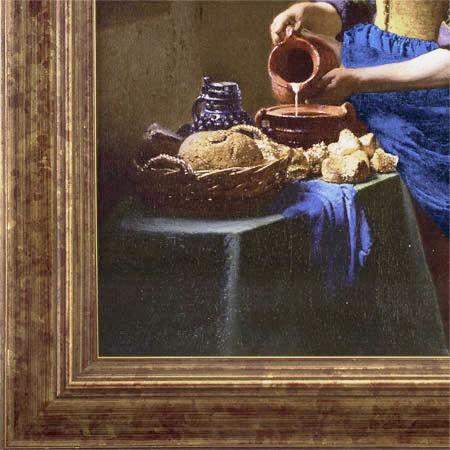 フェルメール 絵画 牛乳を注ぐ女 【複製】【美術印刷】【世界の名画