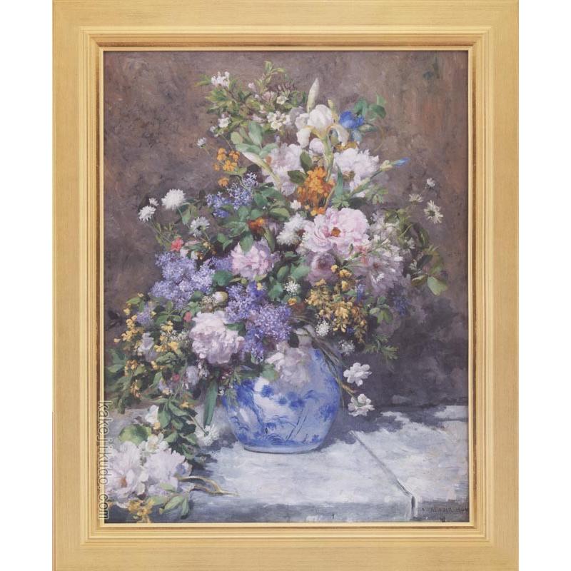 ルノワール 絵画 春の花束 【複製】【美術印刷】【世界の名画