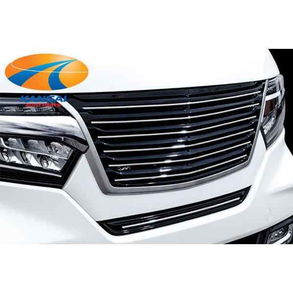 N-BOXカスタムJF3/4前期フロントグリルSilkBlazeLynxWorksシルク