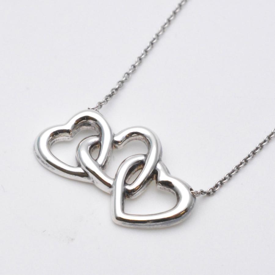 TIFFANY&Co.（ティファニー） トリプルハートネックレス シルバー