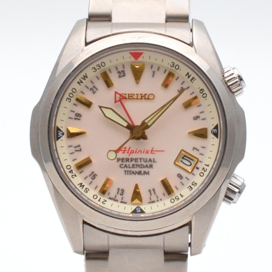 SEIKO（セイコー） 8F56-00D0 アルピニスト アイボリー クォーツ 電池