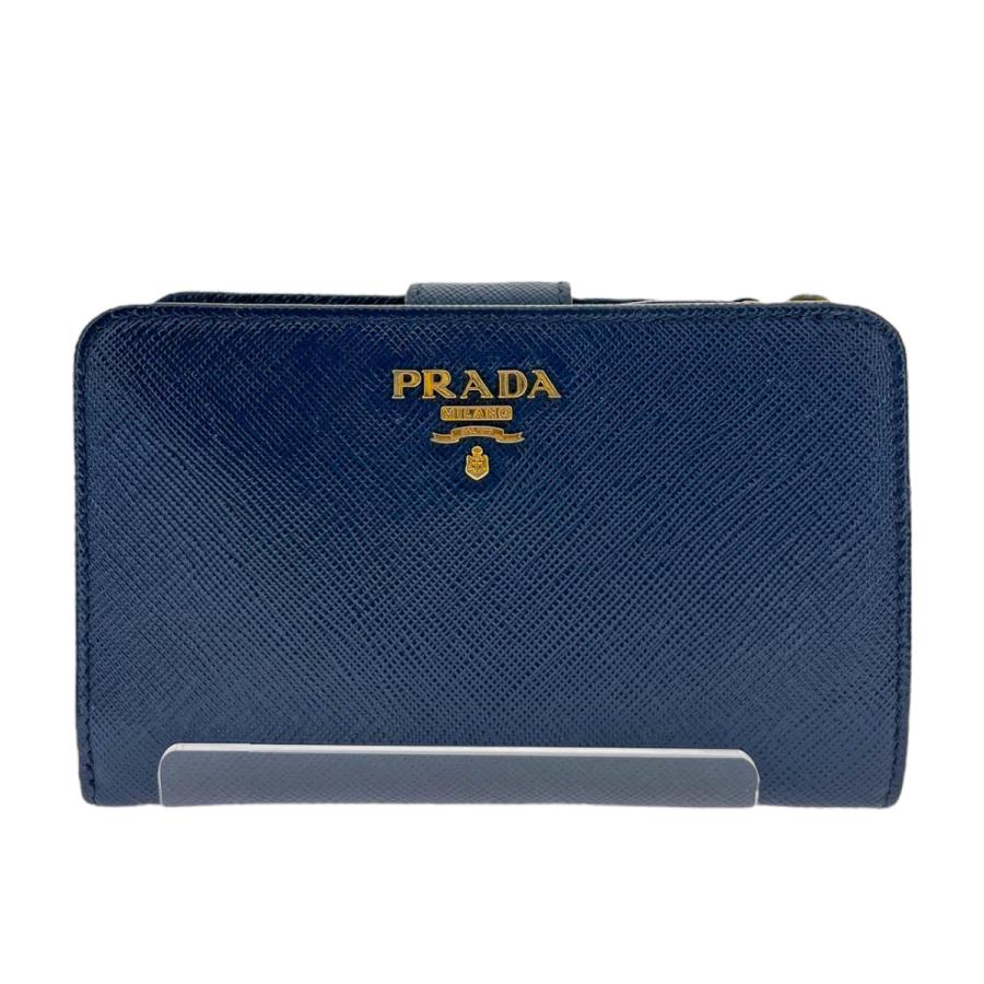 PRADA（プラダ） 1ML225 L字ファスナー 二つ折り財布 サフィアーノ