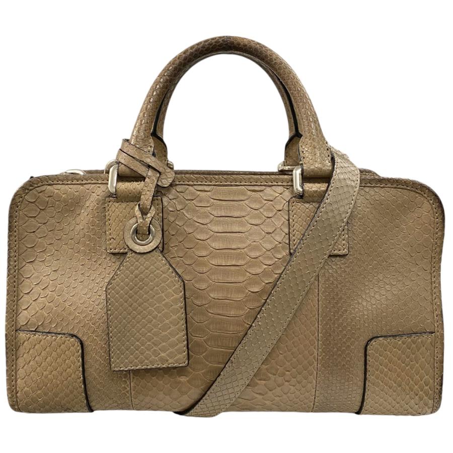 LOEWE（ロエベ） 【中古】｜LOEWE アマソナ28 パイソンレザー