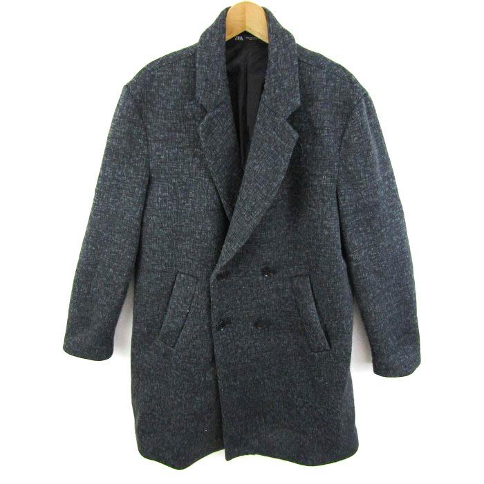 ZARA（ザラ） チェスターコート ダブルボタン アウター メンズ USA L
