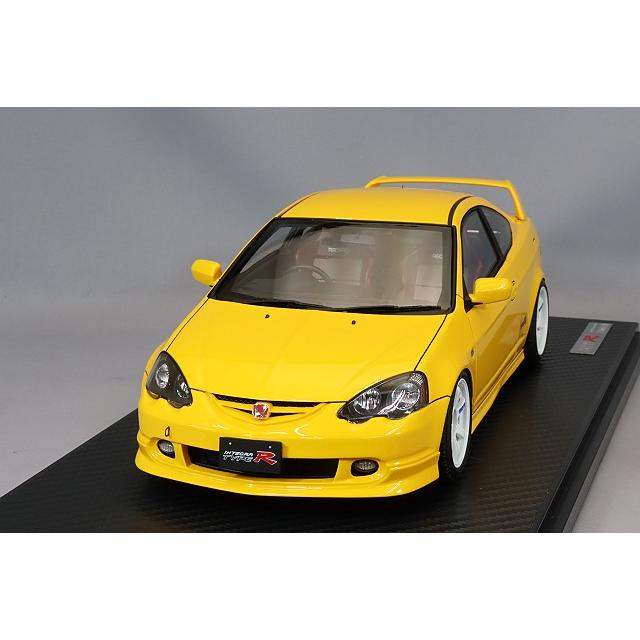 イグニッションモデル 1/18 ホンダ インテグラ (DC5) タイプR イエロー