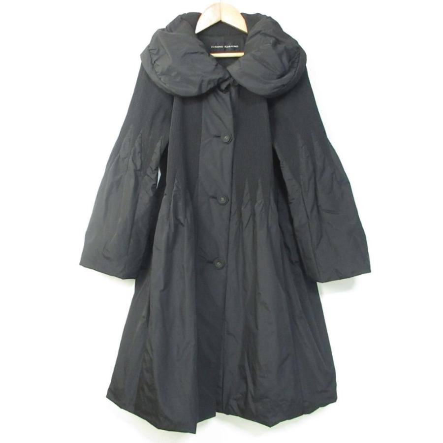 HIROKO KOSHINO（ヒロコ コシノ） 美品 ビックカラー 丸襟 ロング丈
