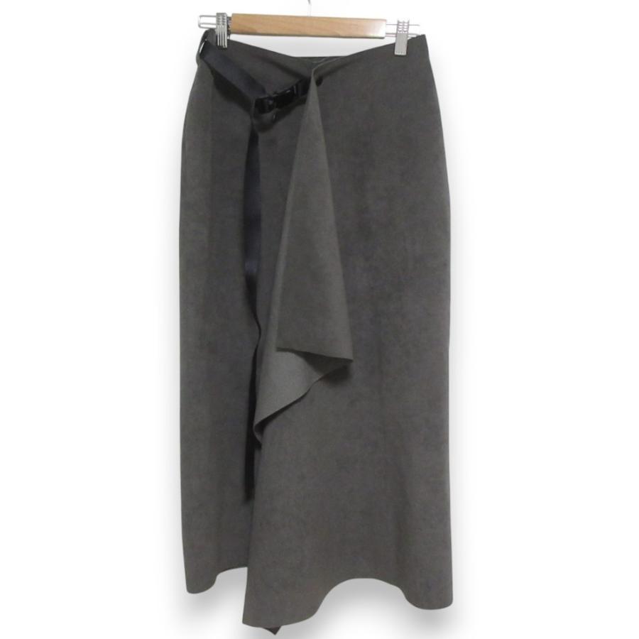 HYKE（ハイク） 美品 ウルトラスエード フェイクレザー ラップロング