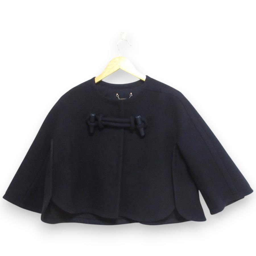 Chloe（クロエ） 美品 ウールブレンド ポンチョ ショート丈 ジャケット