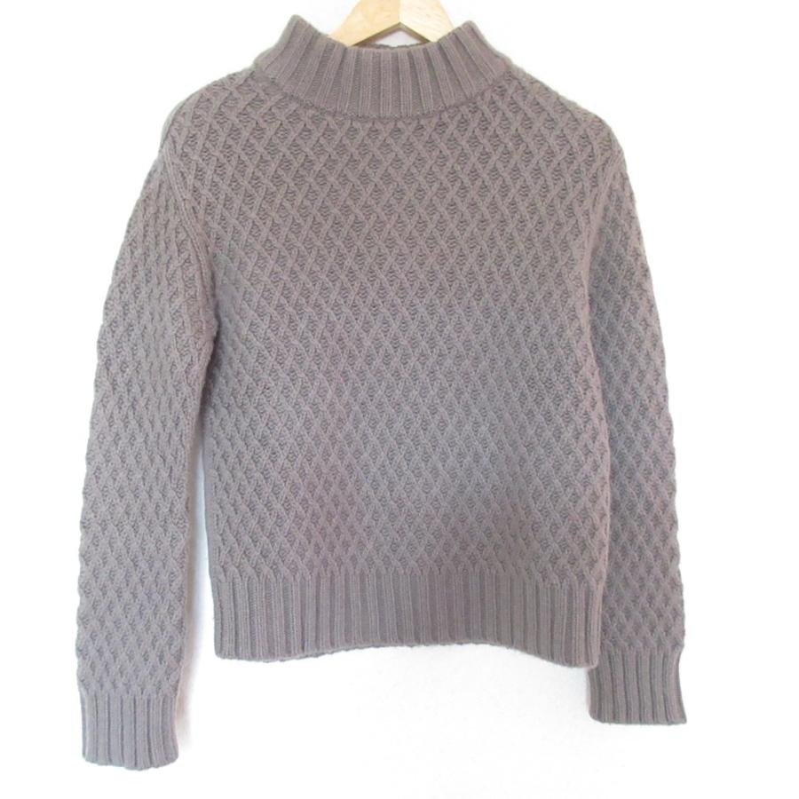 DRAWER（ドゥロワー） 美品 カシミヤブレンド 長袖 モックネック