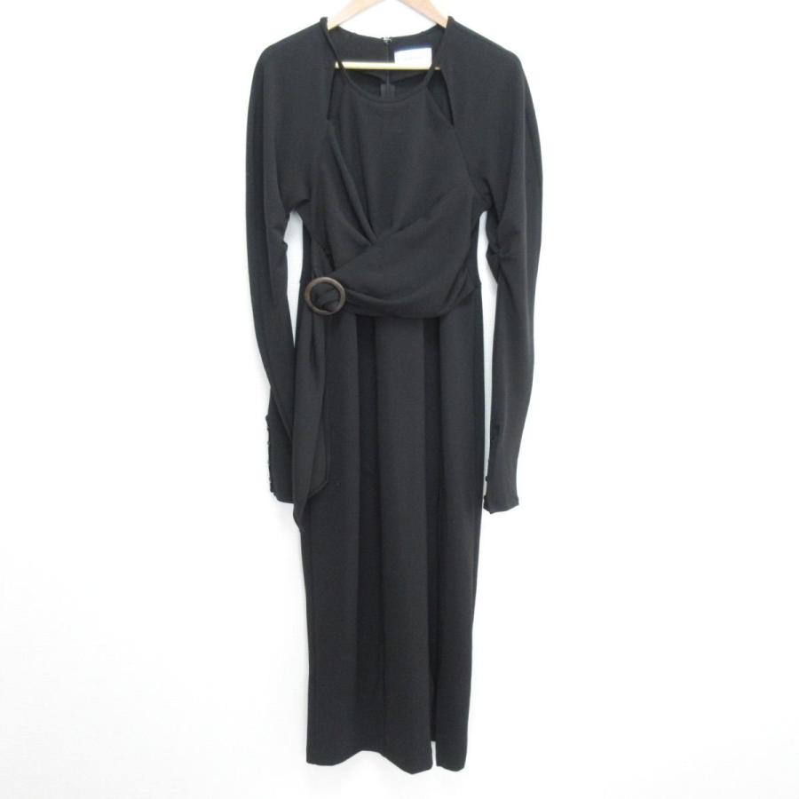 美品 22AW knuth marf クヌースマーフ waist mark slit one piece
