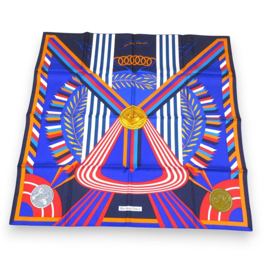 HERMES（エルメス） 新品同様 カレ90 LES JEUX D'HERMES エルメスの