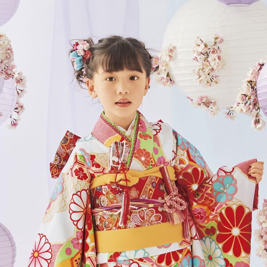 NISHIORI 式部浪漫 レンタル商品 7歳の七五三 女の子 四つ身 着物 帯