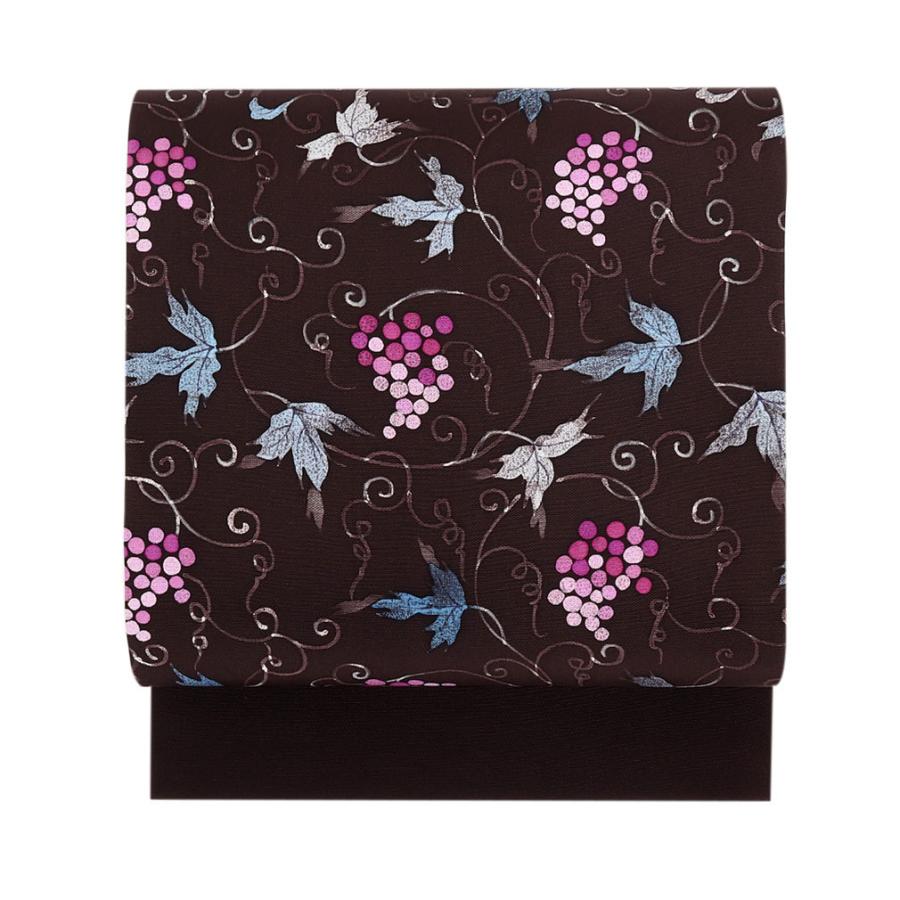 Kisste（キステ） 名古屋帯 正絹 新品 九寸名古屋帯 こげ茶 新塩瀬