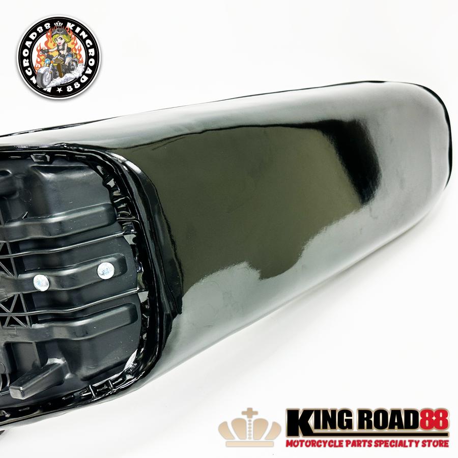 三段シート XJR400 前期 4HM KingRoad88 エナメル ブラック 3段シート