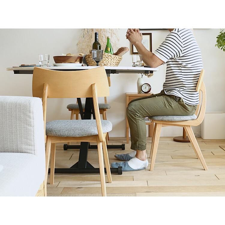 昇降・伸縮テーブル AILL（アイル） ホワイト テーブル リビング