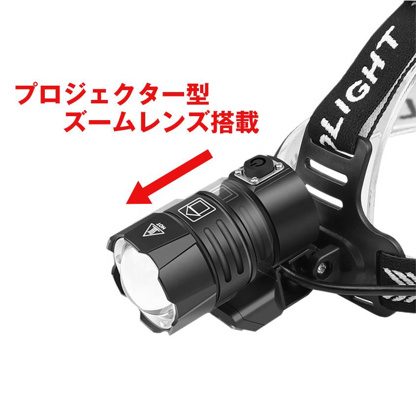 K'sガレージ ヘッドライト LED 超強力 ヘッドランプ 充電式 (リチウム