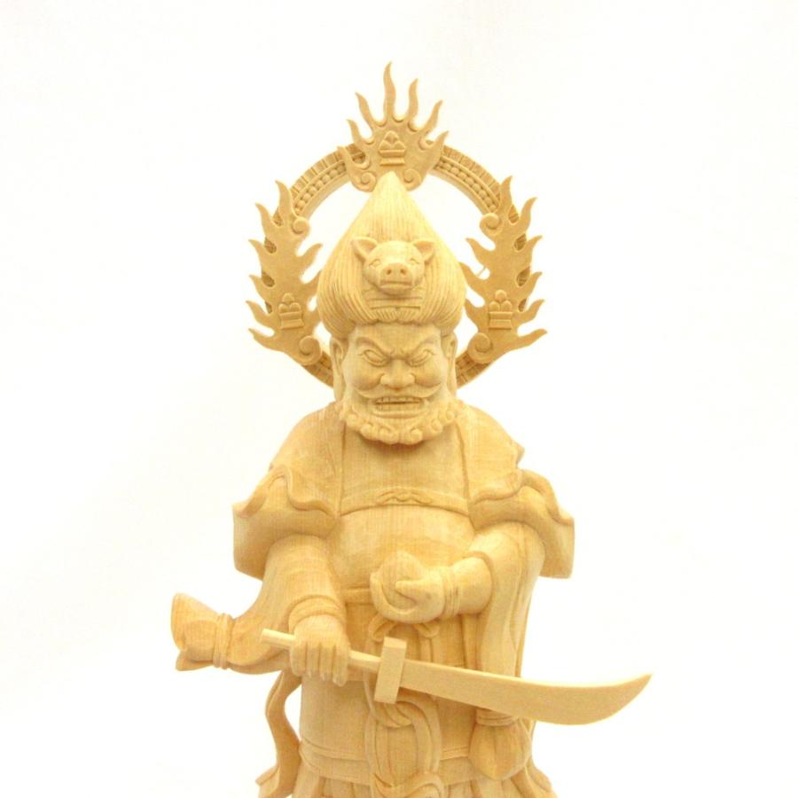 仏像 金毘羅大権現 立像 総高30cm 桧木 : 栗田こだわり仏像専門店