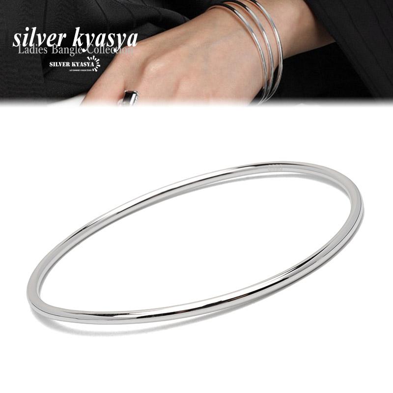 レディース バングル ブレスレット 女性 シルバー925 S925 金属