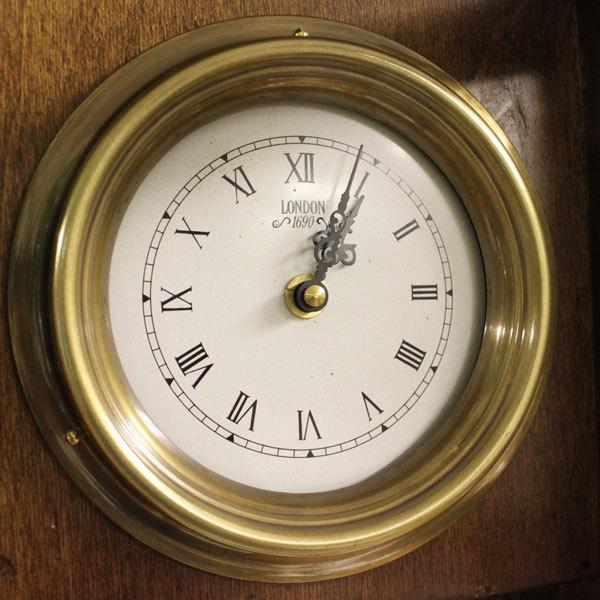 イタリア 壁掛け時計 カパーニ アンティークポプラ ウォールクロック