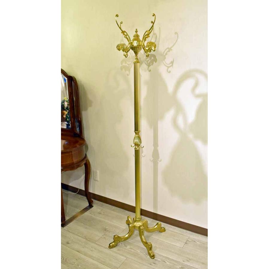 コートハンガー ゴールド オニキス 真鍮 ブラス Art706 イタリア製