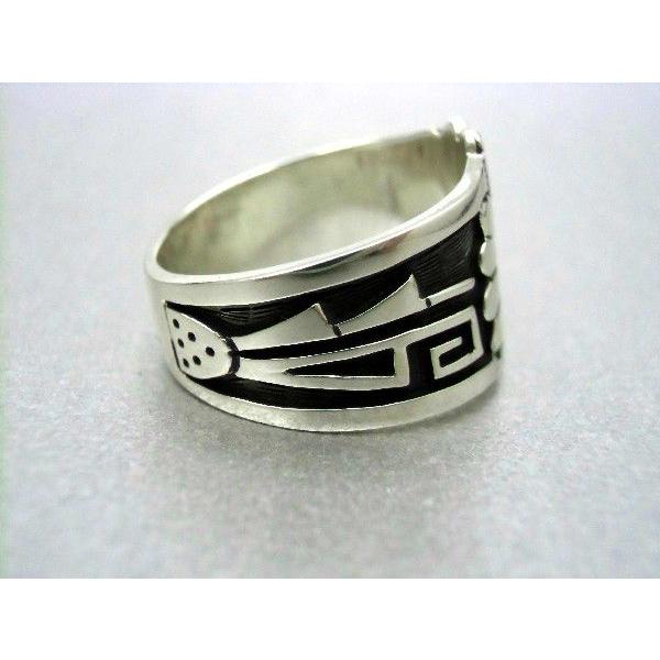 ホピ 指輪 Eddison Wadsworth サンフェイス、パホ、ゴールド : ホピ屋