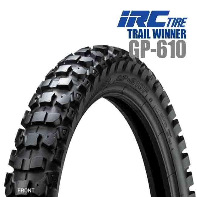 IRC 送料無料 IRC TRAIL WINNER GP-610 3.00-21 51P WT フロント用