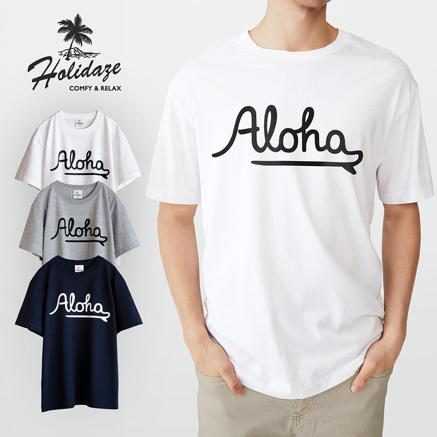 ALOHA アロハ ロゴTシャツ ハワイ ビーチ リゾート サーフ ブランド