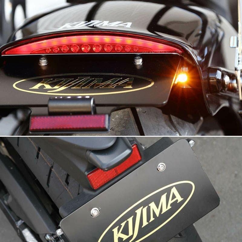 キジマ 217-2038 Nanoランプ専用ステー リア ナンバープレートサイド用