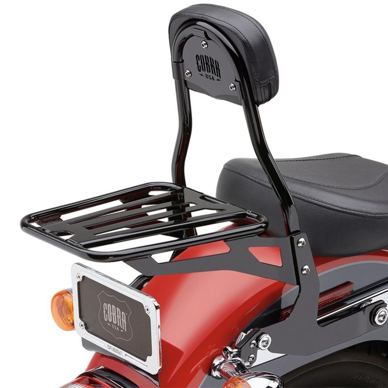 COBRA デタッチャブル シーシーバーセット ブラック FLSTF、FXST/S/B