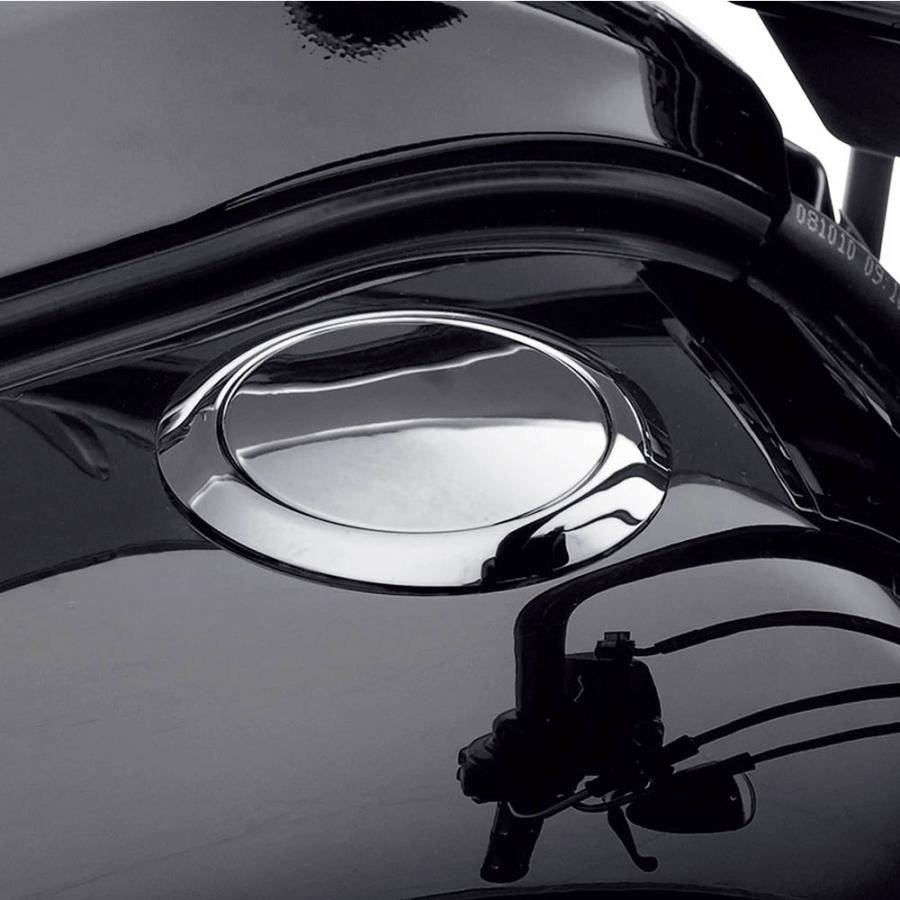 ハーレー純正 フラッシュ マウント フューエルキャップ クローム