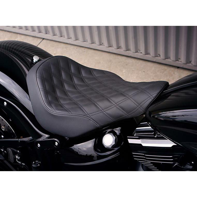 SaddleMen レネゲード-LS ソロシート ブラック ブレイクアウト : HD