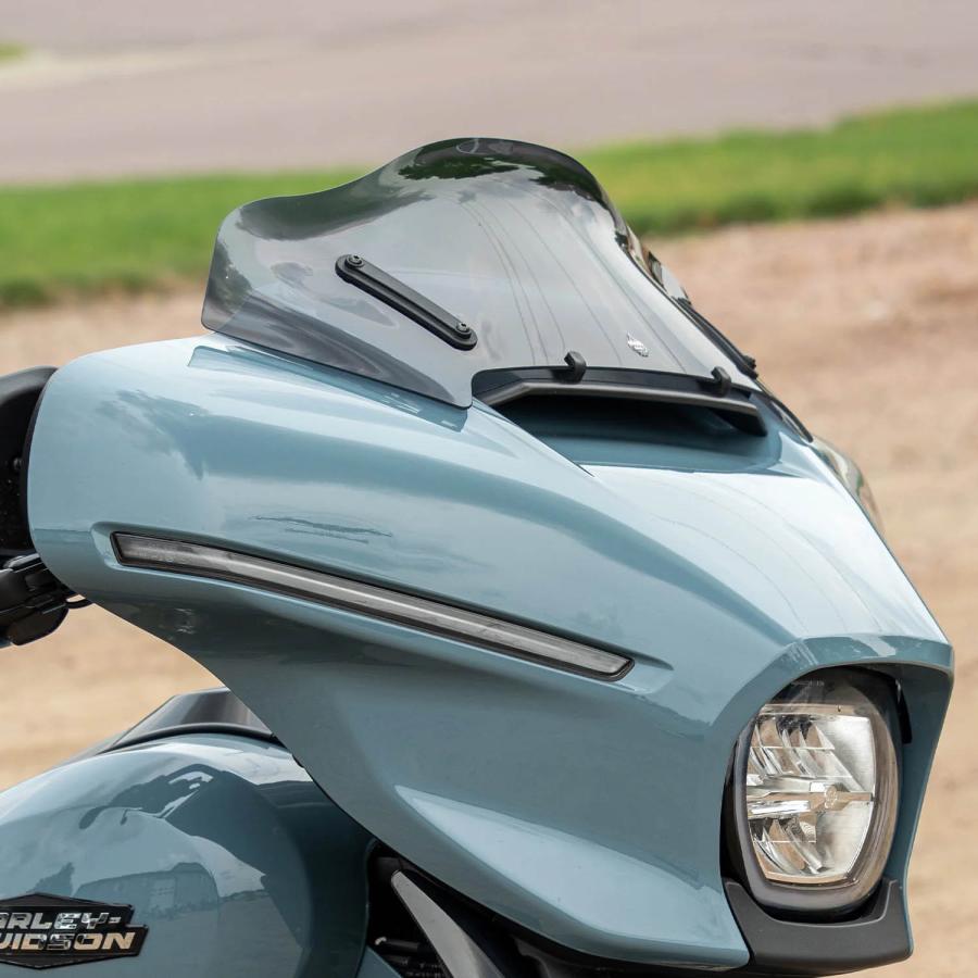 クロックワークス FLAREウインドシールド 8インチ ダークスモーク 2024