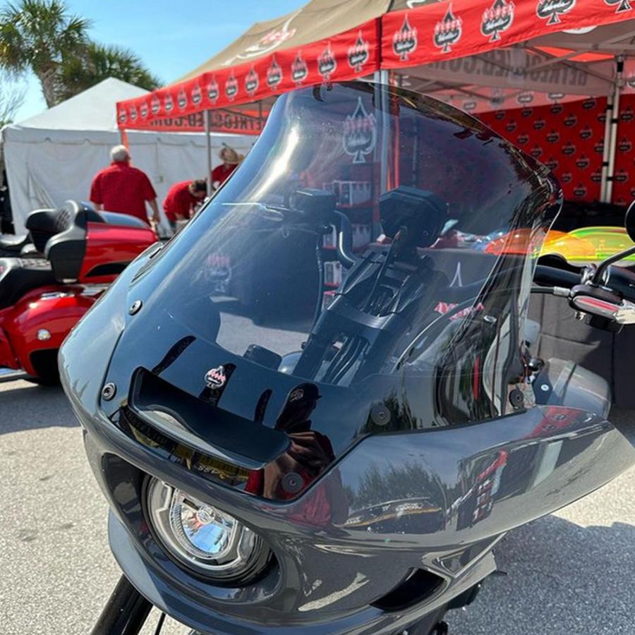 ハーレー ソフテイル ローライダーST FXLRST用 10インチ フレア