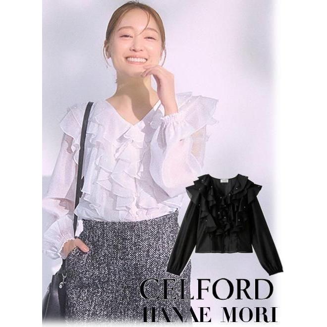 CELFORD（セルフォード） (10%OFF&300円OFF) HM パール付きフリル