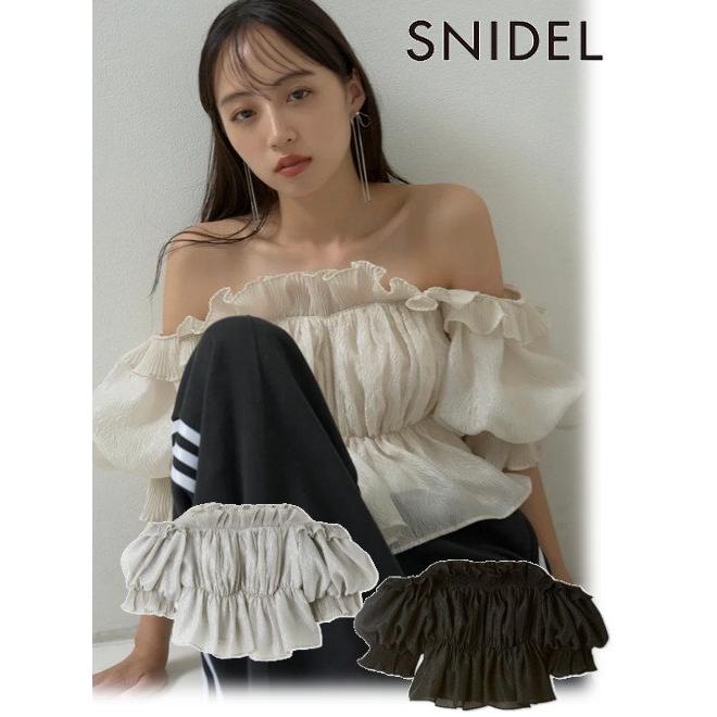 SNIDEL（スナイデル） (12%OFF) JQボリュームギャザーオフショル